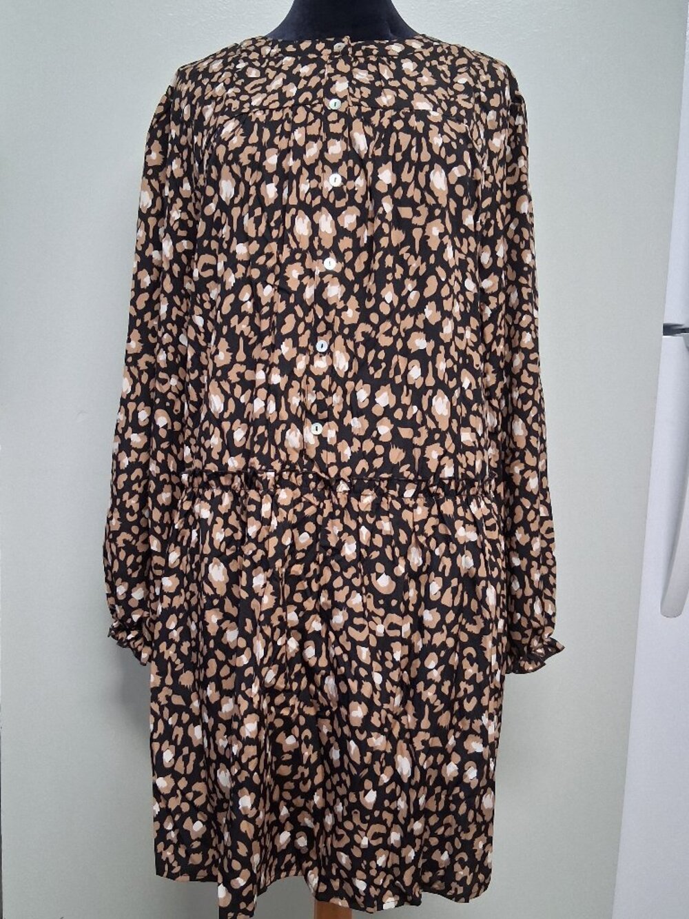 Suzanne Betro Dress Abstract Print 4X